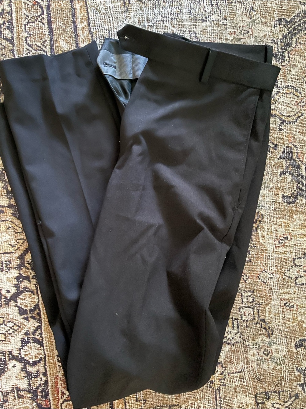 Calvin Klein Classic Black Men’s Dress Pants slim